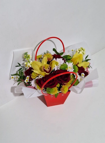 композиция с орхидеей от интернет-магазина цветов в 