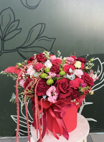 Композиция «Brightred» от интернет-магазина цветов в 