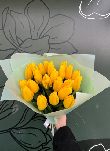 Букет тюльпанов &laquo;Голд&raquo; от интернет-магазина цветов в 