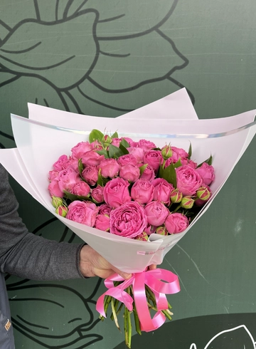 Букет роз &laquo;Розовые шарики&raquo; от интернет-магазина цветов в 