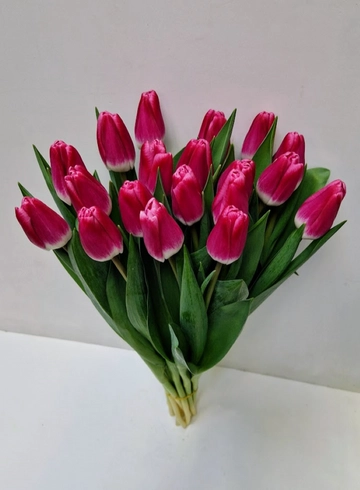 Букет из розовых тюльпанов &laquo;Донателло&raquo; от интернет-магазина цветов в 