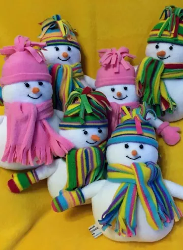 Снеговик от интернет-магазина цветов в 