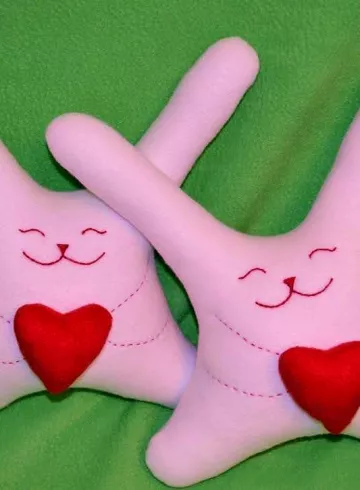 Заяц от интернет-магазина цветов в 